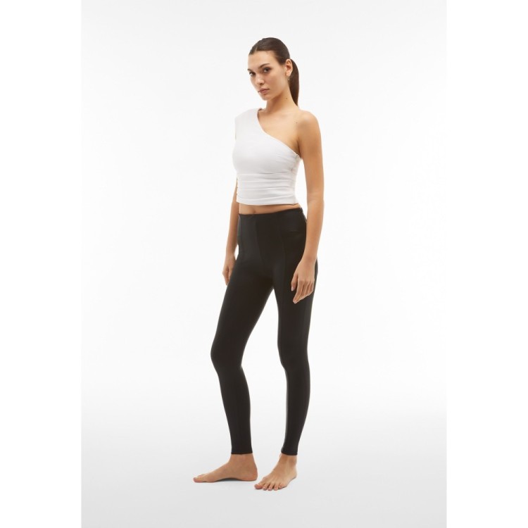 Freddy WR.UP® Tech Damen Push-Up Hose - High Waist Skinny - Wet Effect - Schwarz