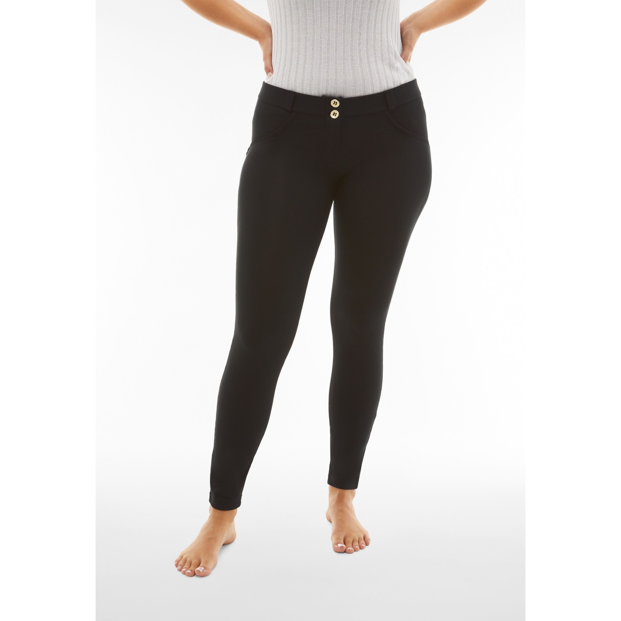 Freddy WR.UP® Damen Push-Up Hose - Low Waist Skinny - Schwarz - N0 Freddy WR.UP® Damen Push-Up Hose - Low Waist Skinny - Schwarz - N0