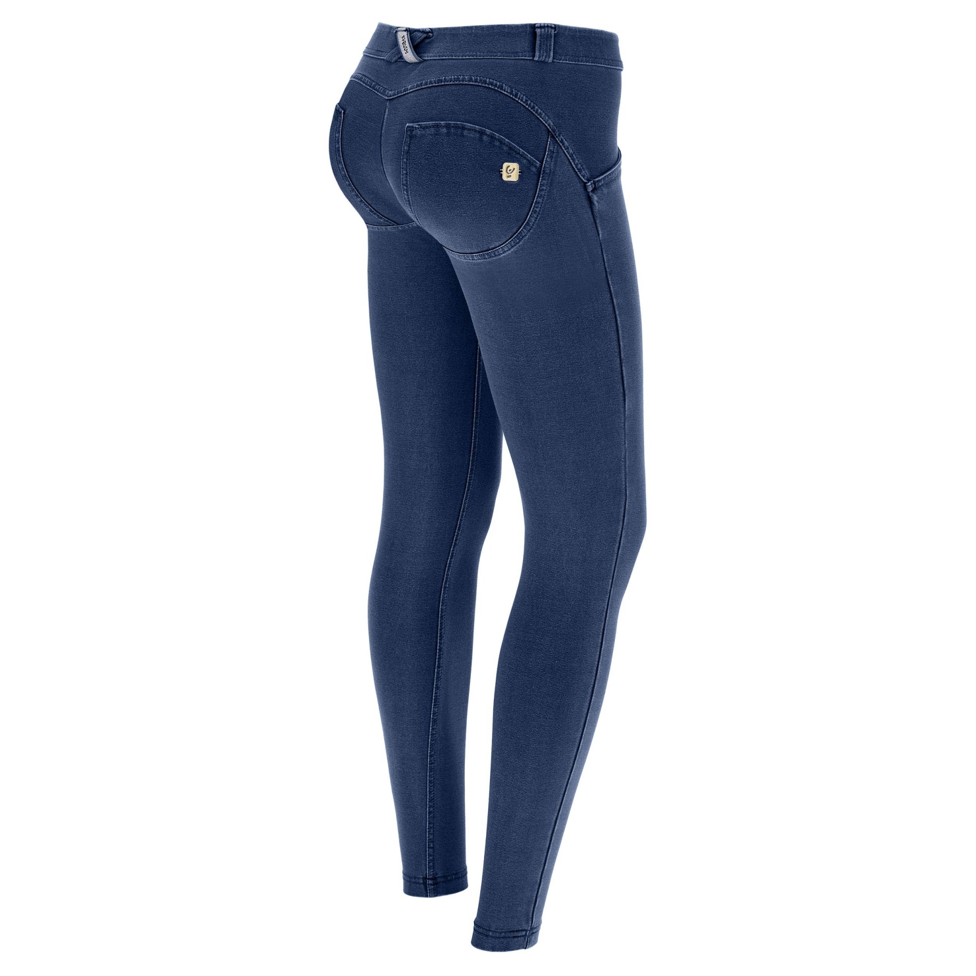 Freddy WR.UP® Damen Push-Up Jeans - Low Waist Super Skinny - Indigoblau - Blaue Nähte - J0B Freddy WR.UP® Damen Push-Up Jeans - Low Waist Super Skinny - Indigoblau - Blaue Nähte - J0B