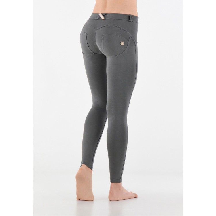 Freddy WR.UP® Damen Push-Up Hose - Regular Waist Super Skinny - Grau