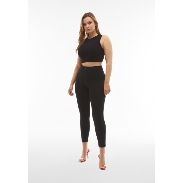 Freddy WR.UP® Damen Push-Up Hose - 7/8 High Waist Super Skinny - Schwarz