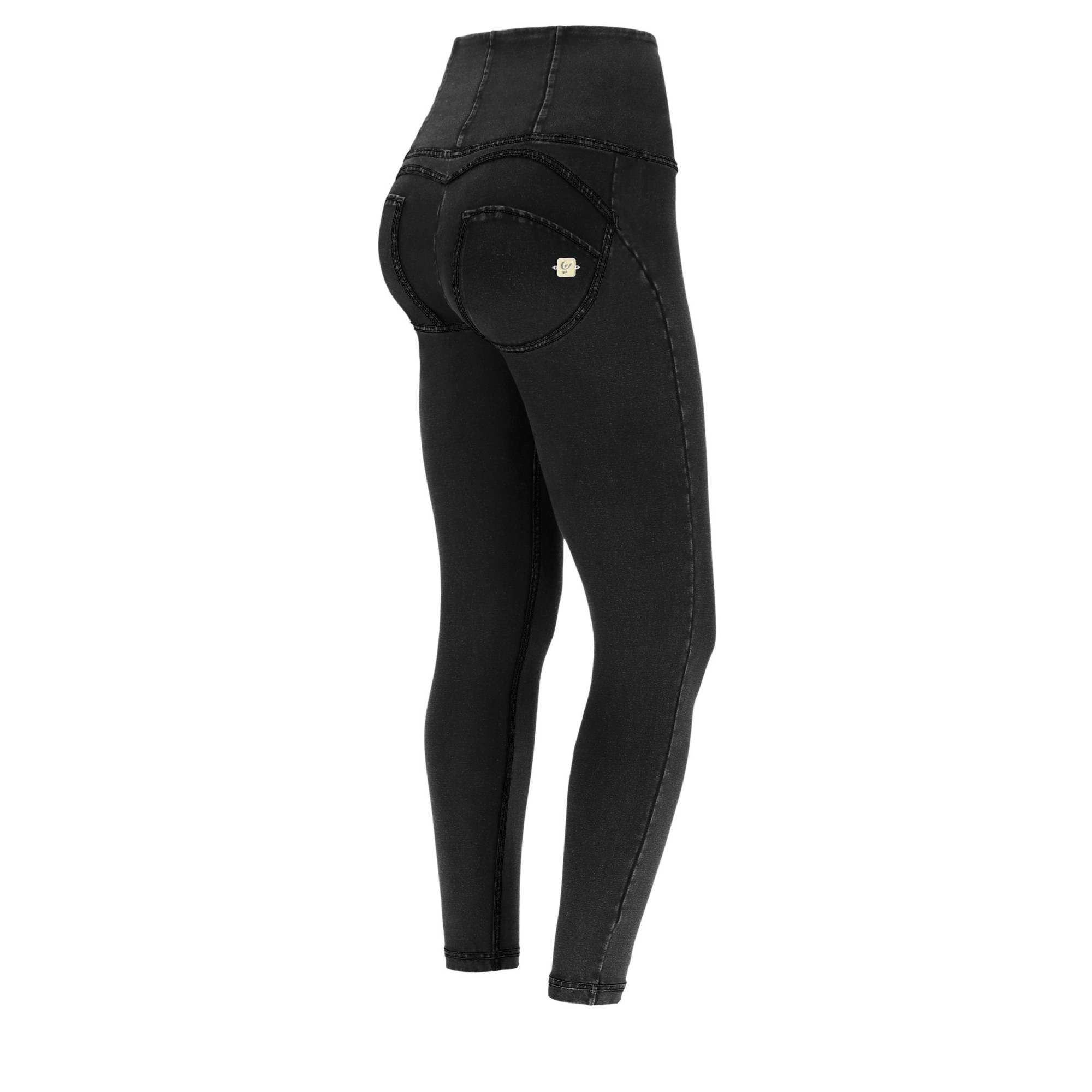 Freddy WR.UP® Eco Denim - 7/8 High Waist Super Skinny - Black Denim - Black Seam - J7N Freddy WR.UP® Eco Denim - 7/8 High Waist Super Skinny - Black Denim - Black Seam - J7N