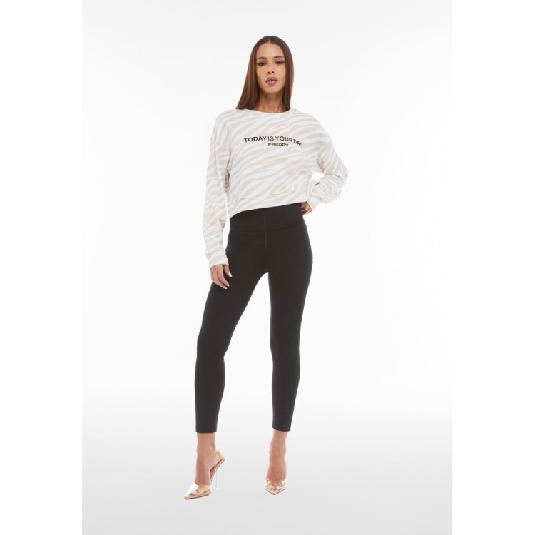 Freddy WR.UP® Tech Damen Push-Up Hose - 7/8 High Waist Super Skinny - Schwarz
