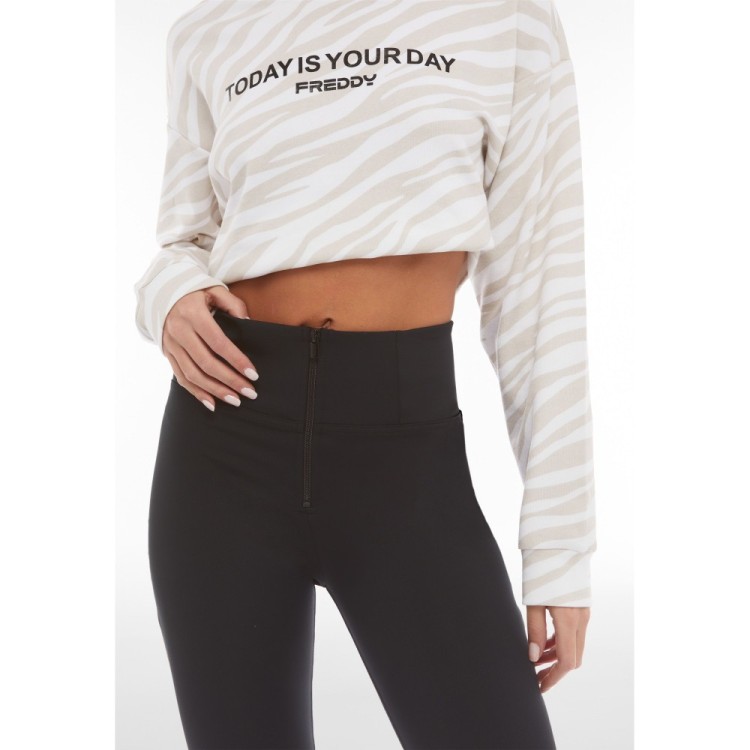 Freddy WR.UP® Tech Damen Push-Up Hose - 7/8 High Waist Super Skinny - Schwarz