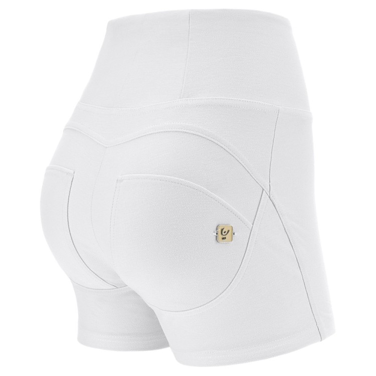 Freddy WR.UP® Drill Damen Push-Up Shorts - High Waist - Weiß - W0