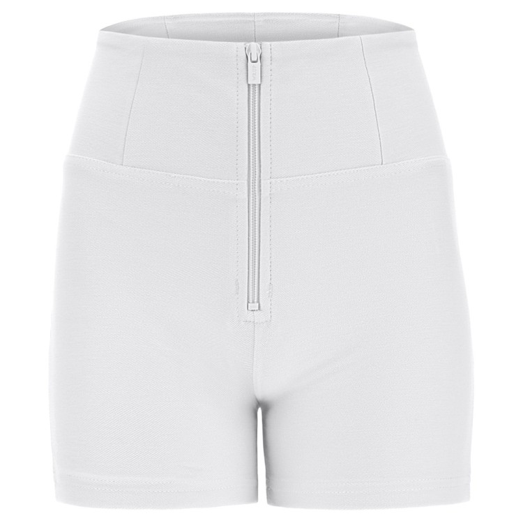 Freddy WR.UP® Drill Damen Push-Up Shorts - High Waist - Weiß - W0