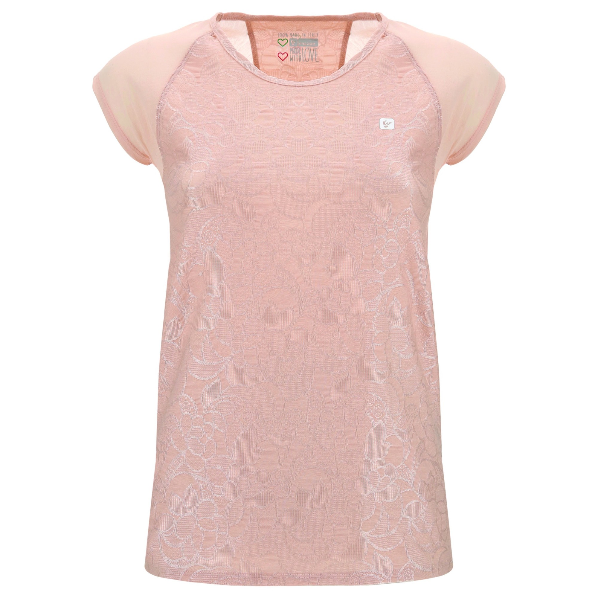 Freddy Yoga T-Shirt - Made in Italy - Cameo Rosé - P1060 Freddy Yoga T-Shirt - Made in Italy - Cameo Rosé - P1060
