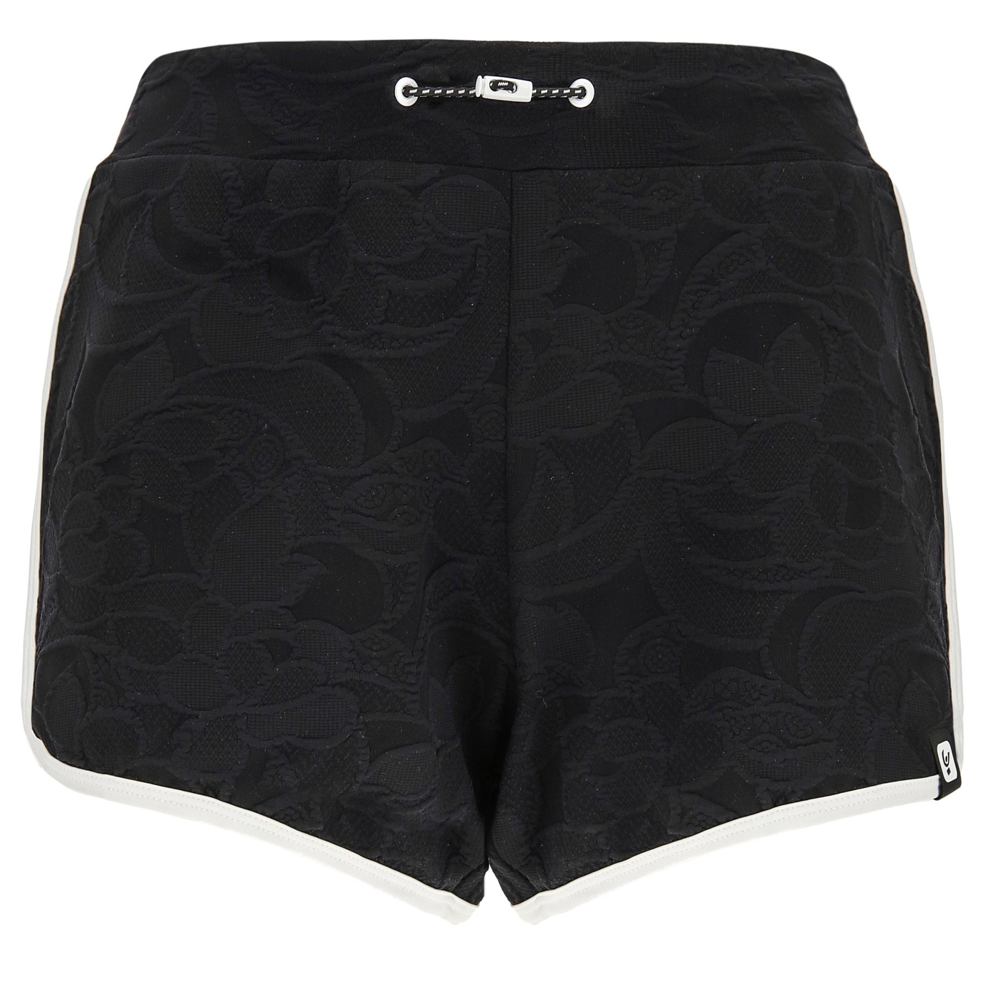 Freddy Yoga Jacquard-Shorts - Made in Italy - Black - White - NW0 Freddy Yoga Jacquard-Shorts - Made in Italy - Black - White - NW0