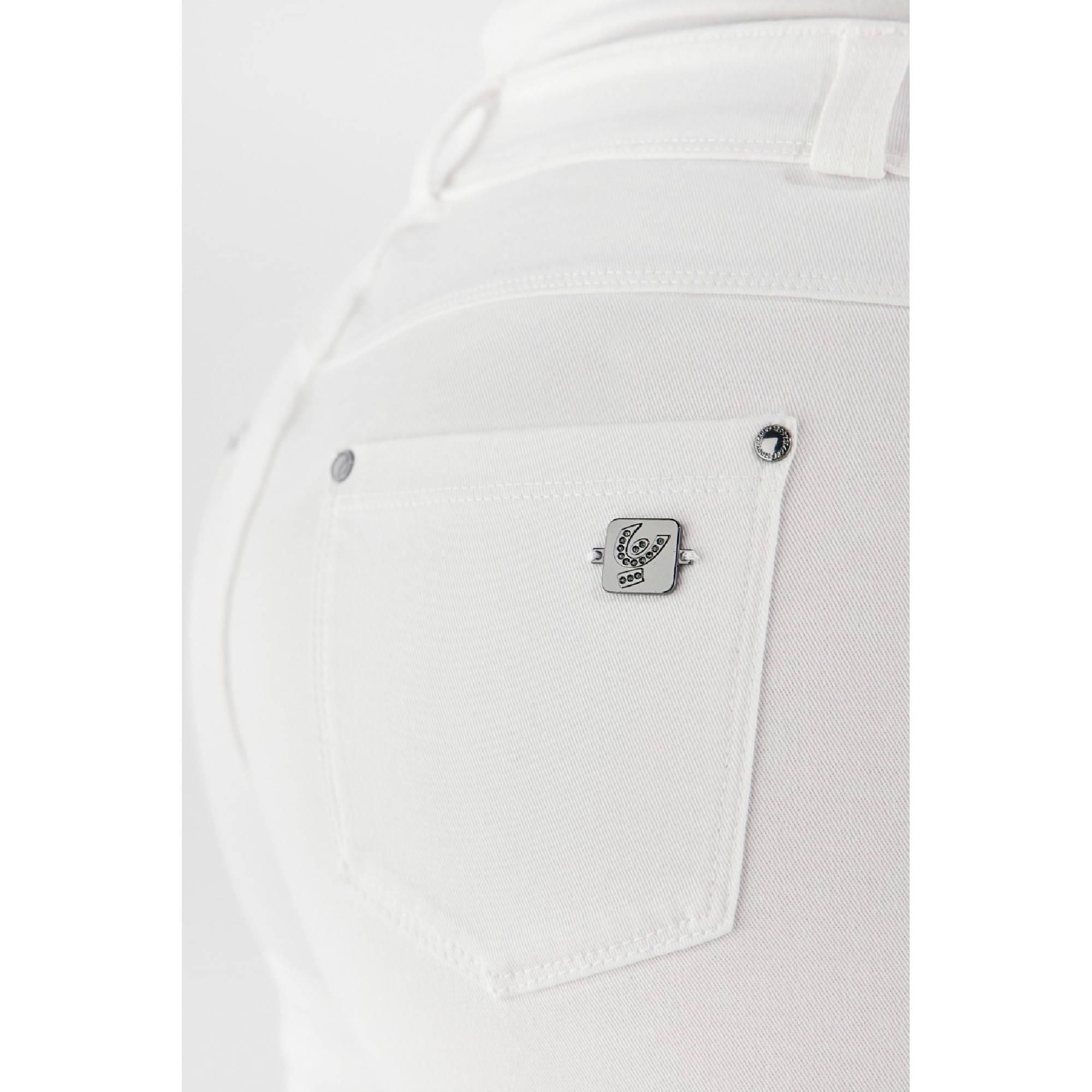 Freddy Fit Jeans - Regular Waist Slim Fit - White - W0 Freddy Fit Jeans - Regular Waist Slim Fit - White - W0