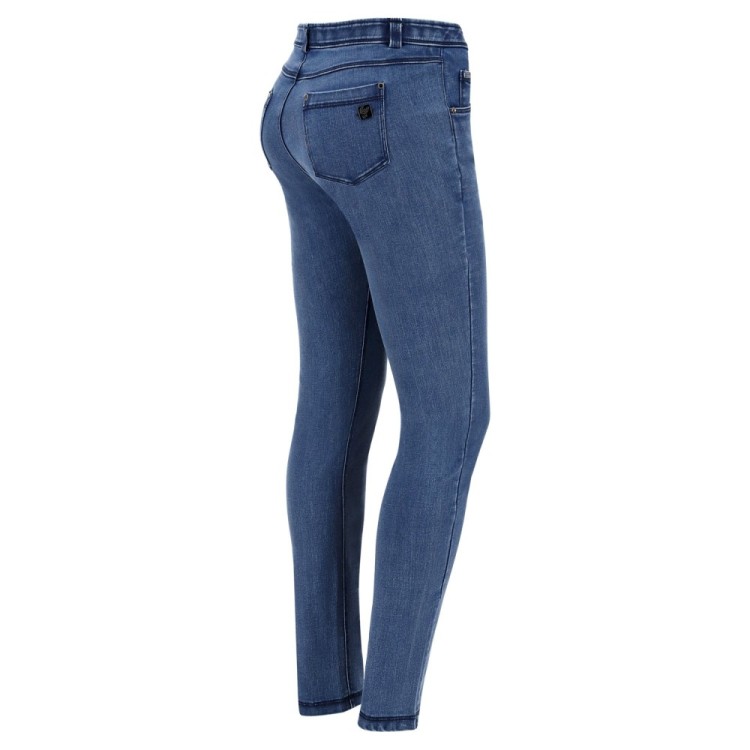 Freddy Fit Jeans - Regular Waist Skinny - Clear Denim - Blue Seam - J4B
