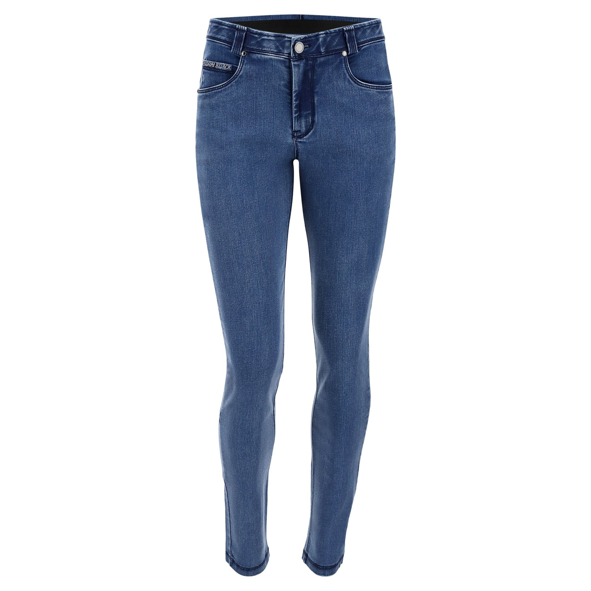 Freddy Fit Jeans - Regular Waist Skinny - Clear Denim - Blue Seam - J4B Freddy Fit Jeans - Regular Waist Skinny - Clear Denim - Blue Seam - J4B