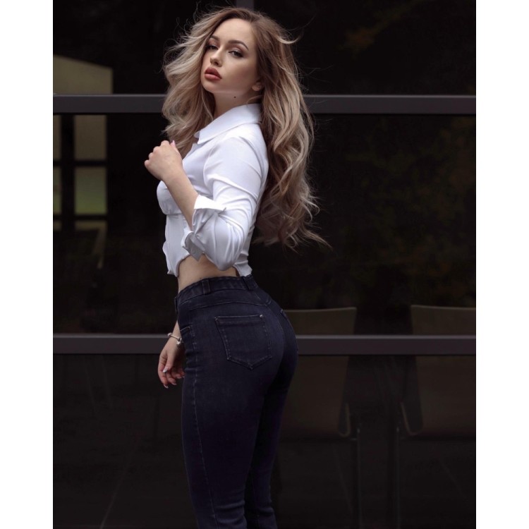 Freddy Fit Jeans - Regular Waist Flare - Cropped - Black Denim – Black Seam - J7N
