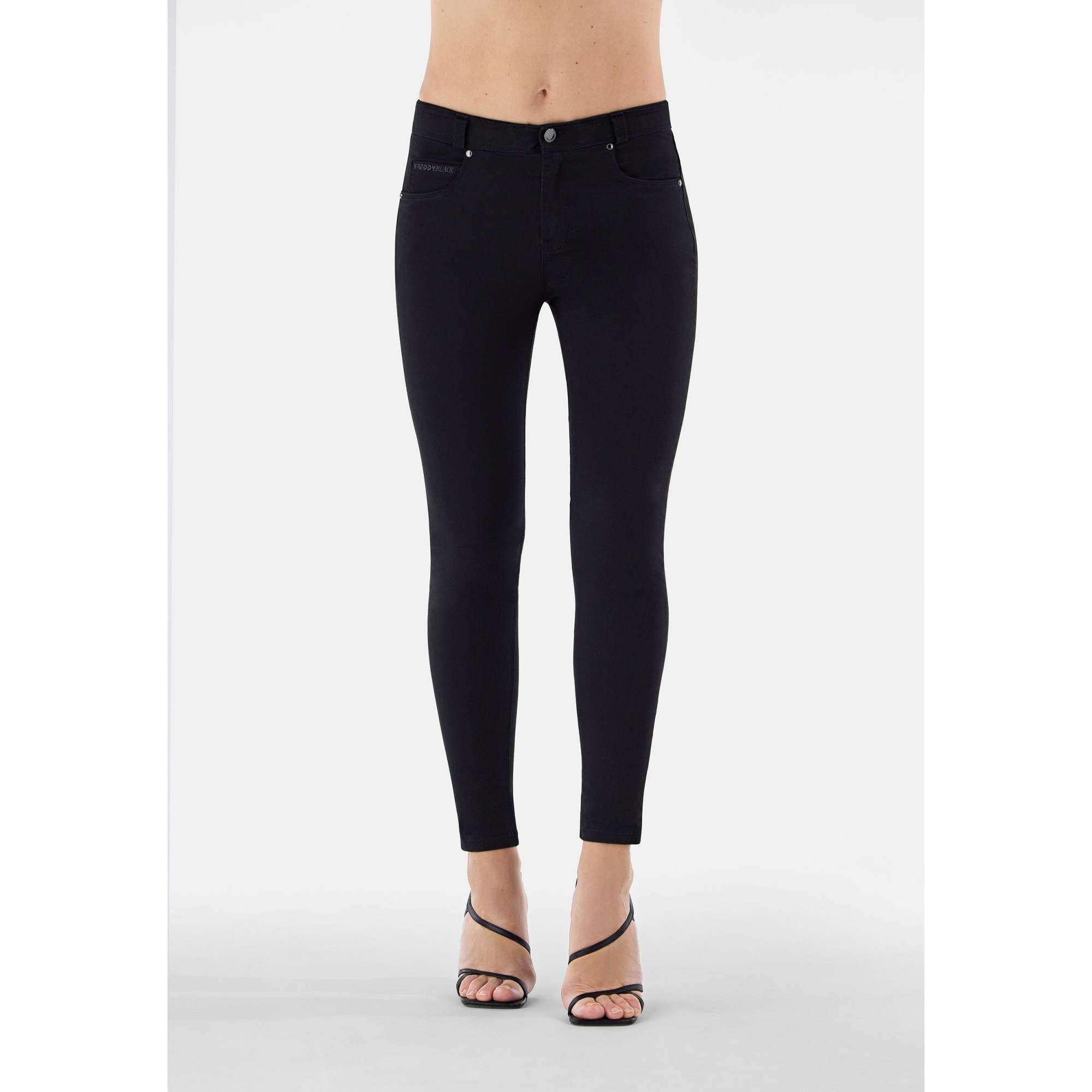 Freddy Fit Jeans - Regular Waist Slim Fit - Black - N0 Freddy Fit Jeans - Regular Waist Slim Fit - Black - N0