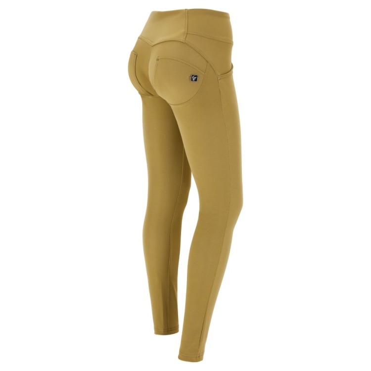Freddy WR.UP® Eco Vegan Leather - Mid Waist Skinny - Tanned Beige - Z1090