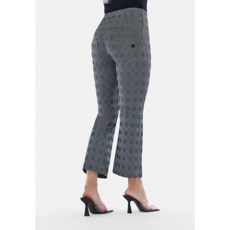 Freddy WR.UP® Eco - 7/8 High Waist Cropped Wide Leg - Prince of Galles - NW10