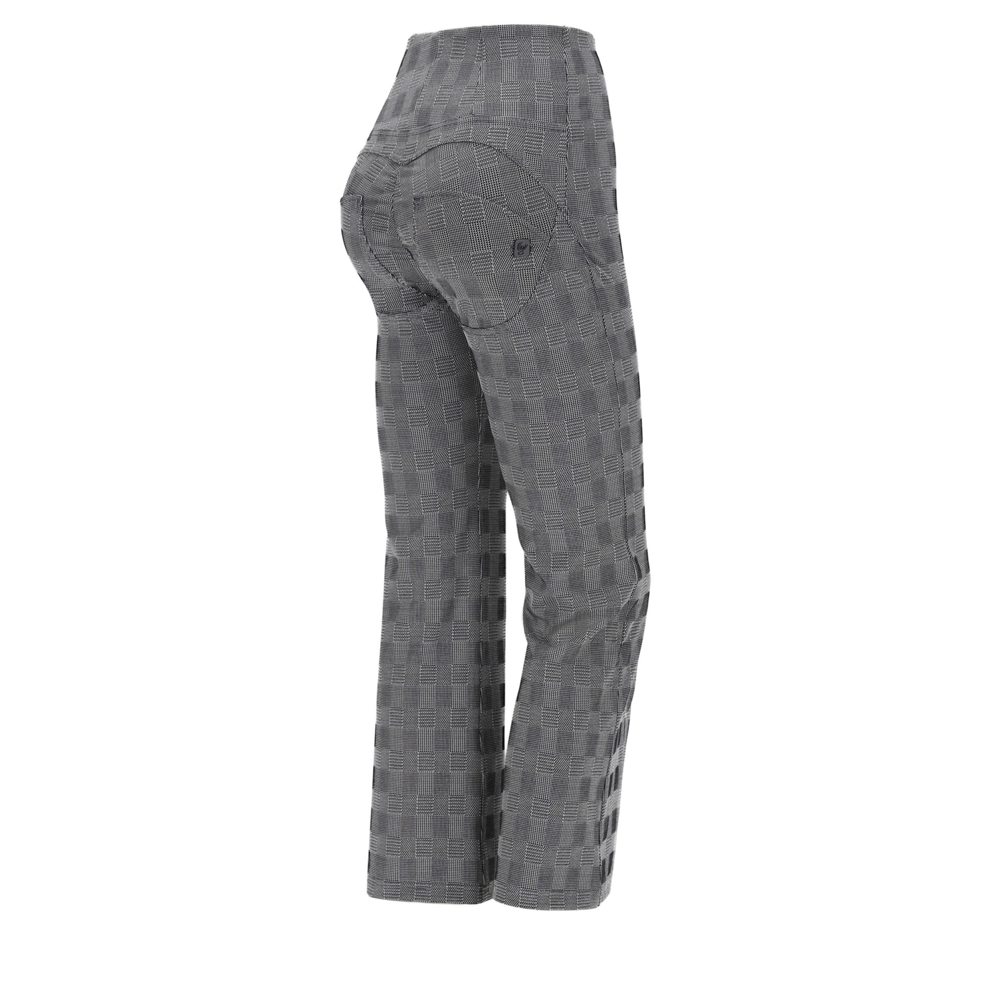 Freddy WR.UP® Eco - 7/8 High Waist Cropped Wide Leg - Prince of Galles - NW10 Freddy WR.UP® Eco - 7/8 High Waist Cropped Wide Leg - Prince of Galles - NW10