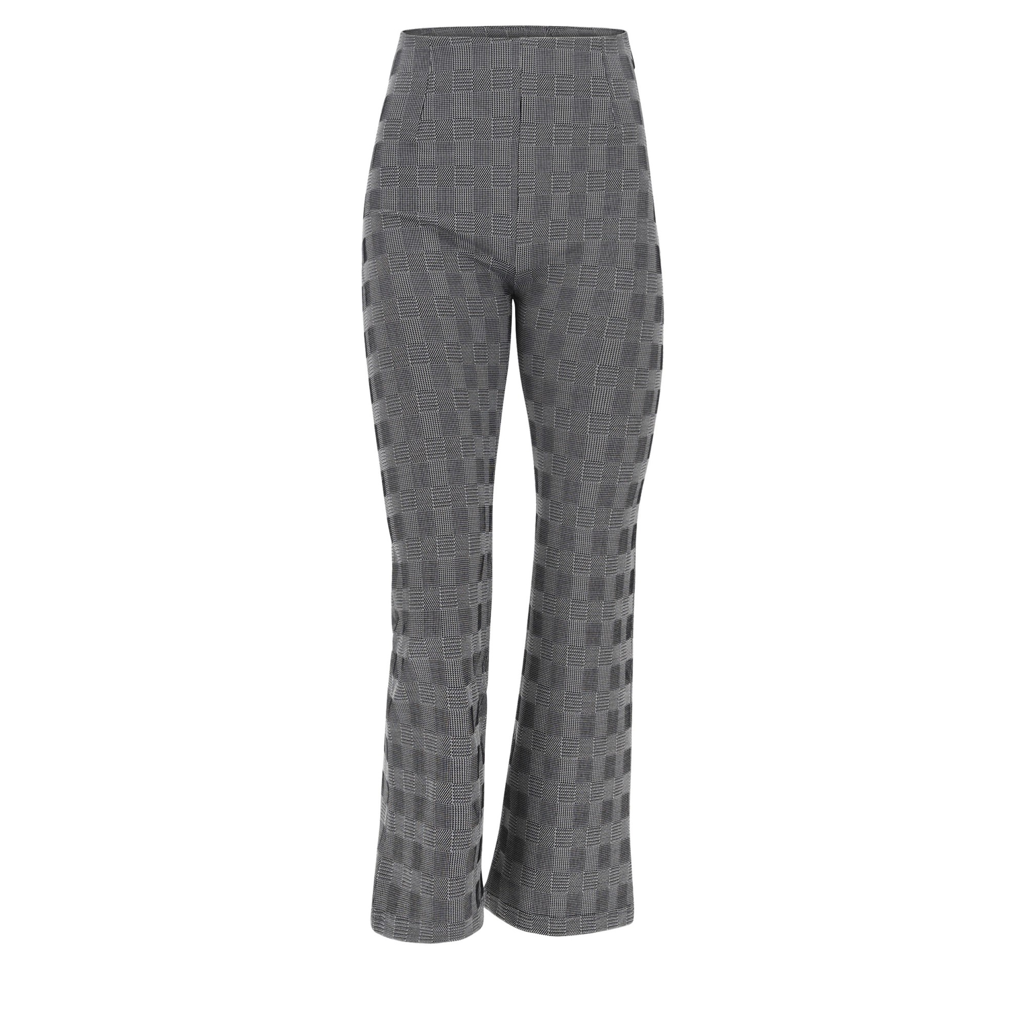 Freddy WR.UP® Eco - 7/8 High Waist Cropped Wide Leg - Prince of Galles - NW10 Freddy WR.UP® Eco - 7/8 High Waist Cropped Wide Leg - Prince of Galles - NW10