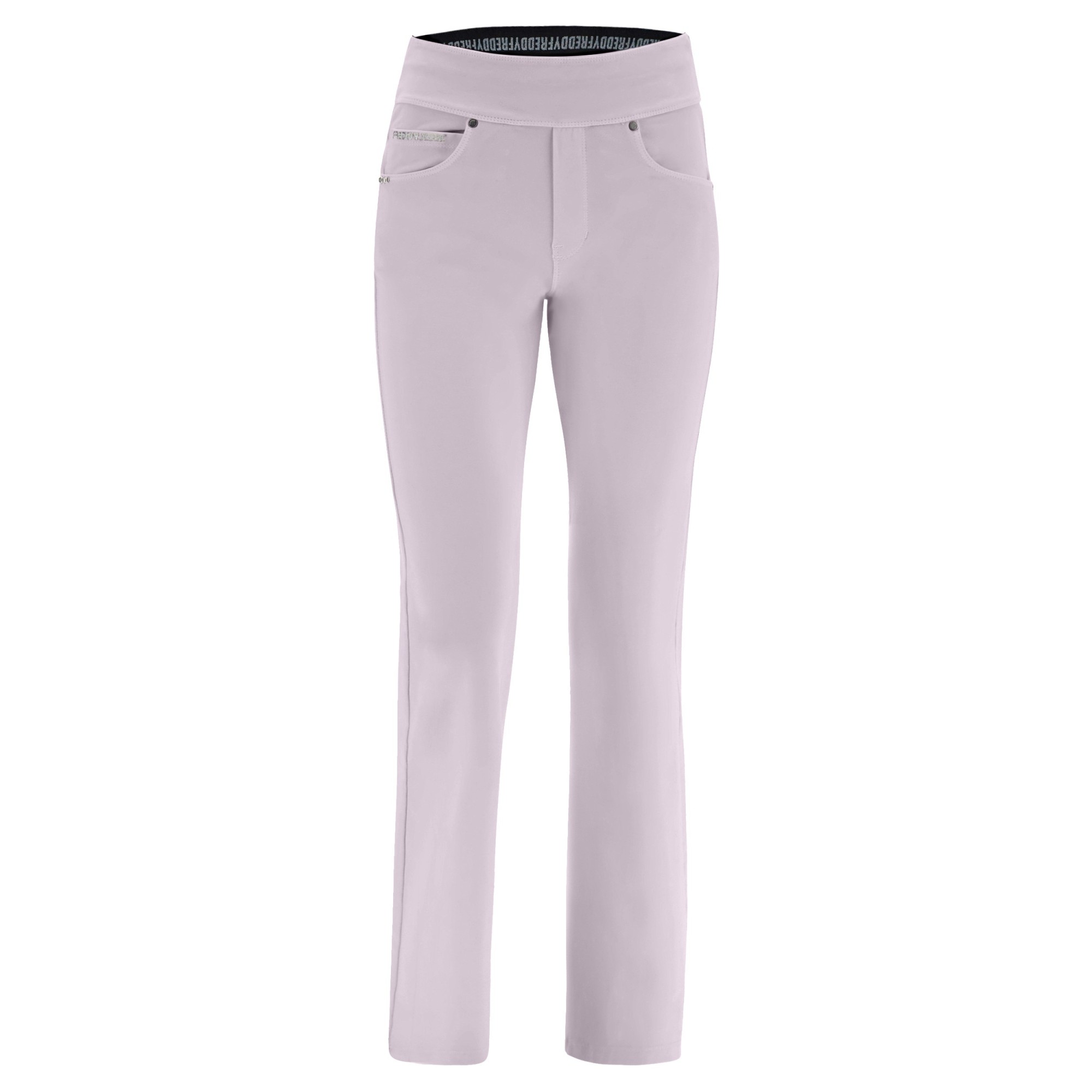 Freddy N.O.W.® Yoga Damen Comfort Hose - Mid Waist Straight - umschlagbarer Taillenbund - Garment Dyed - Dunkles Rosa - P730 Freddy N.O.W.® Yoga Damen Comfort Hose - Mid Waist Straight - umschlagbarer Taillenbund - Garment Dyed - Dunkles Rosa - P730