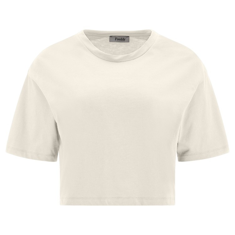 Freddy Damen Crop Top - Comfort Fit - Hellrosa - I380