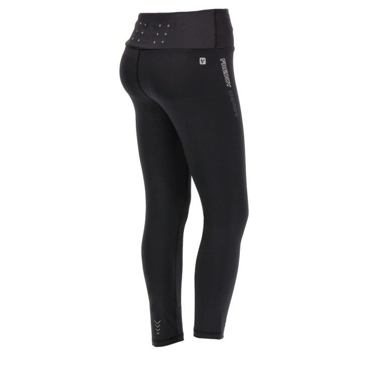 Freddy Energy Pants® 7/8 Sporthose - High Waist Skinny - Schwarz