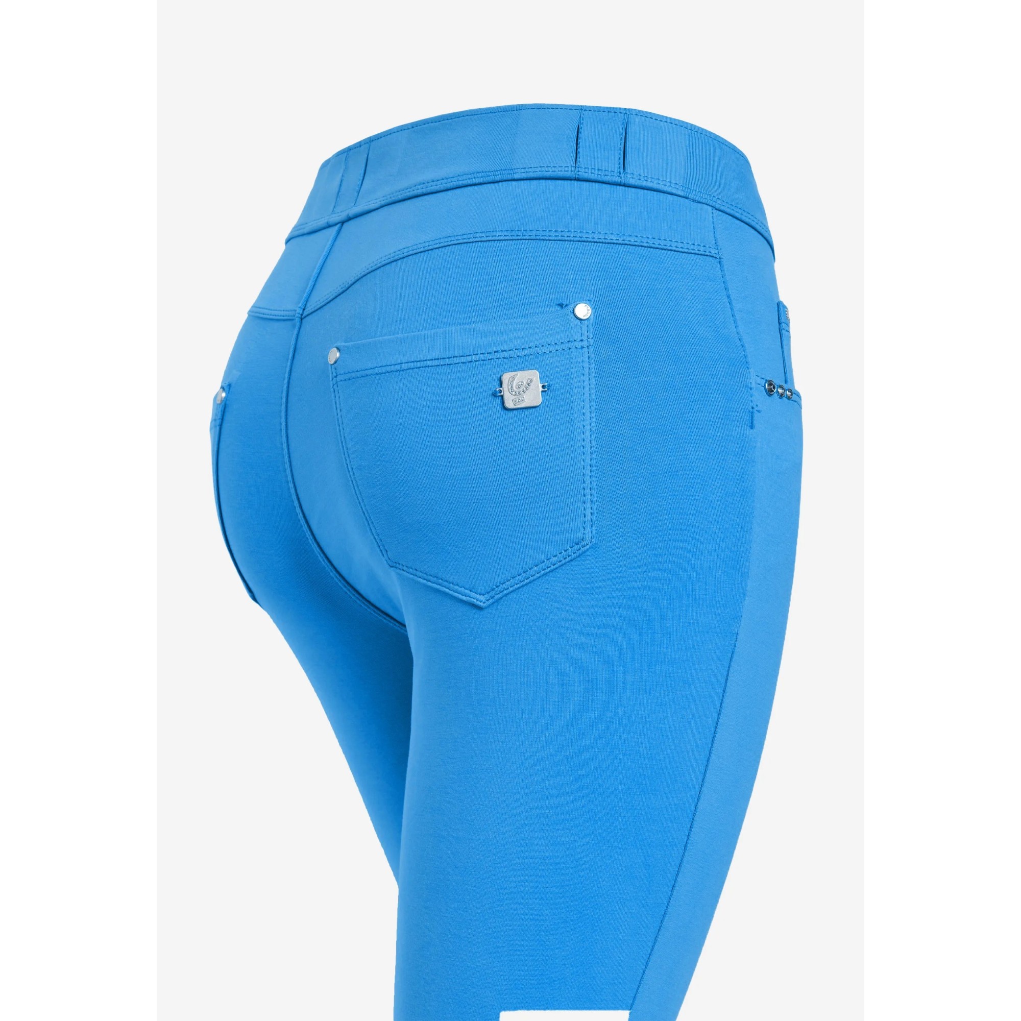 Freddy N.O.W.® Eco Damen Comfort Hose - 7/8 Mid Waist Super Skinny - Blau Freddy N.O.W.® Eco Damen Comfort Hose - 7/8 Mid Waist Super Skinny - Blau