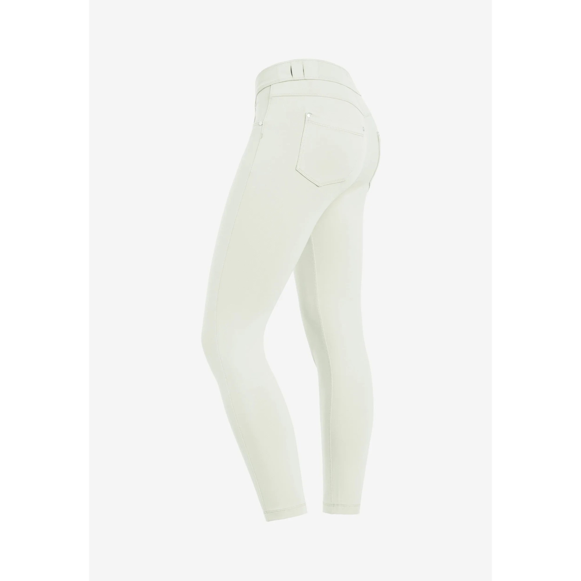 Freddy N.O.W.® Eco Damen Comfort Hose - 7/8 Mid Waist Super Skinny - Lily White Freddy N.O.W.® Eco Damen Comfort Hose - 7/8 Mid Waist Super Skinny - Lily White