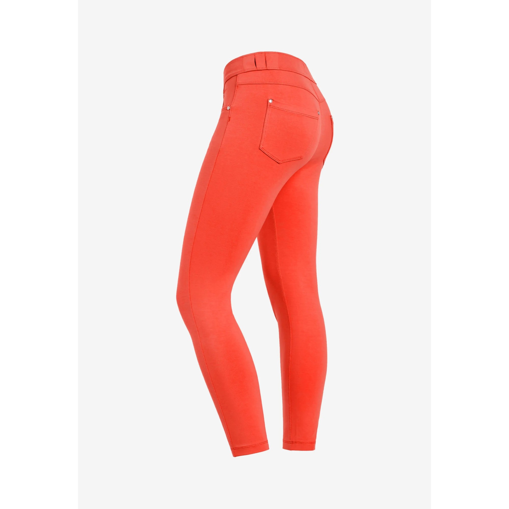 Freddy N.O.W.® Eco Damen Comfort Hose - 7/8 Mid Waist Super Skinny - Rot Freddy N.O.W.® Eco Damen Comfort Hose - 7/8 Mid Waist Super Skinny - Rot
