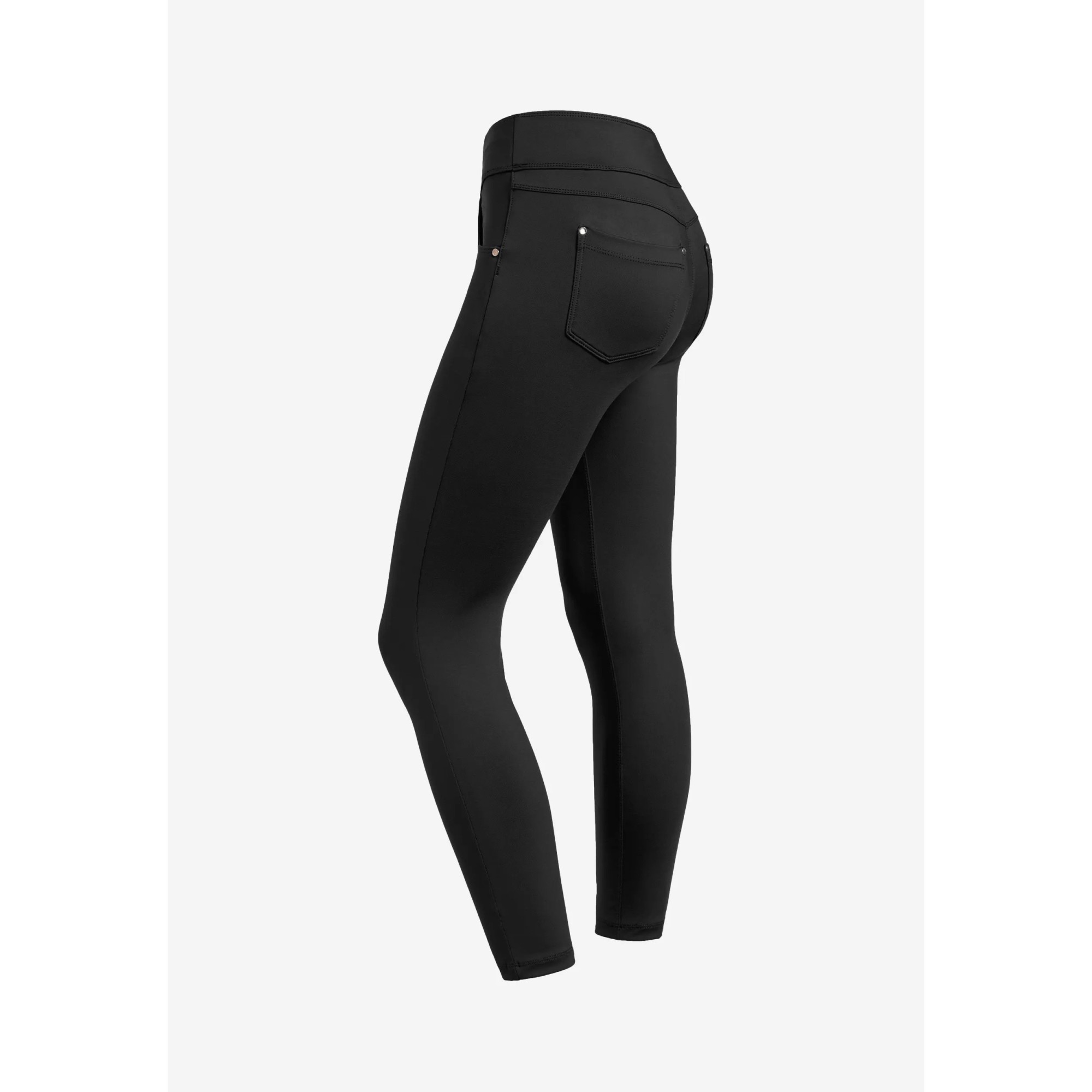 Freddy N.O.W.® Yoga Eco Tech Damen Comfort Hose - 7/8 Mid Waist Super Skinny - Schwarz Freddy N.O.W.® Yoga Eco Tech Damen Comfort Hose - 7/8 Mid Waist Super Skinny - Schwarz