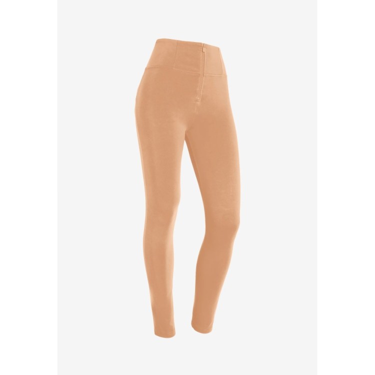 Freddy WR.UP® Damen Push-Up Hose - 7/8 High Waist Super Skinny - Hellbraun - M44