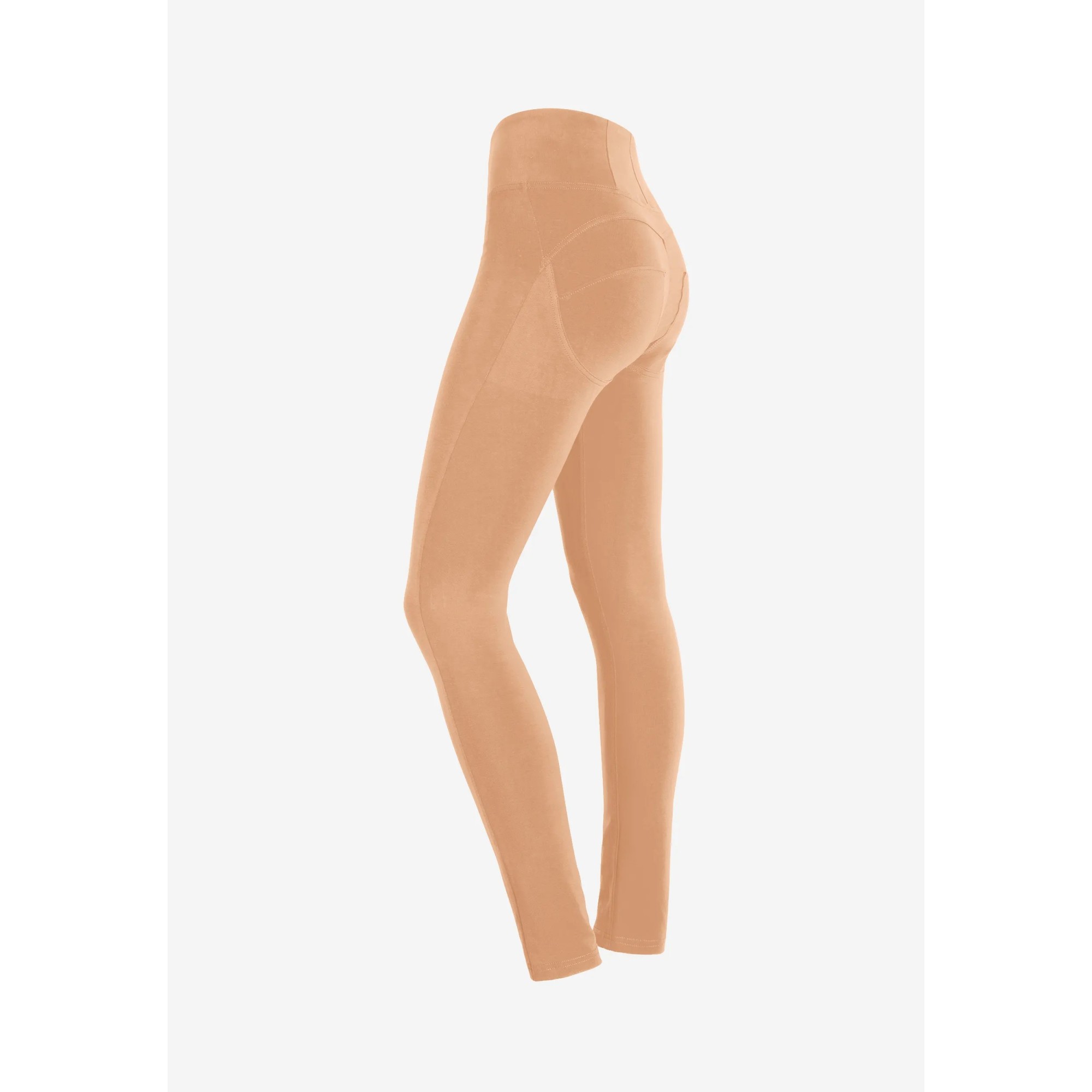 Freddy WR.UP® Damen Push-Up Hose - 7/8 High Waist Super Skinny - Hellbraun - M44 Freddy WR.UP® Damen Push-Up Hose - 7/8 High Waist Super Skinny - Hellbraun - M44