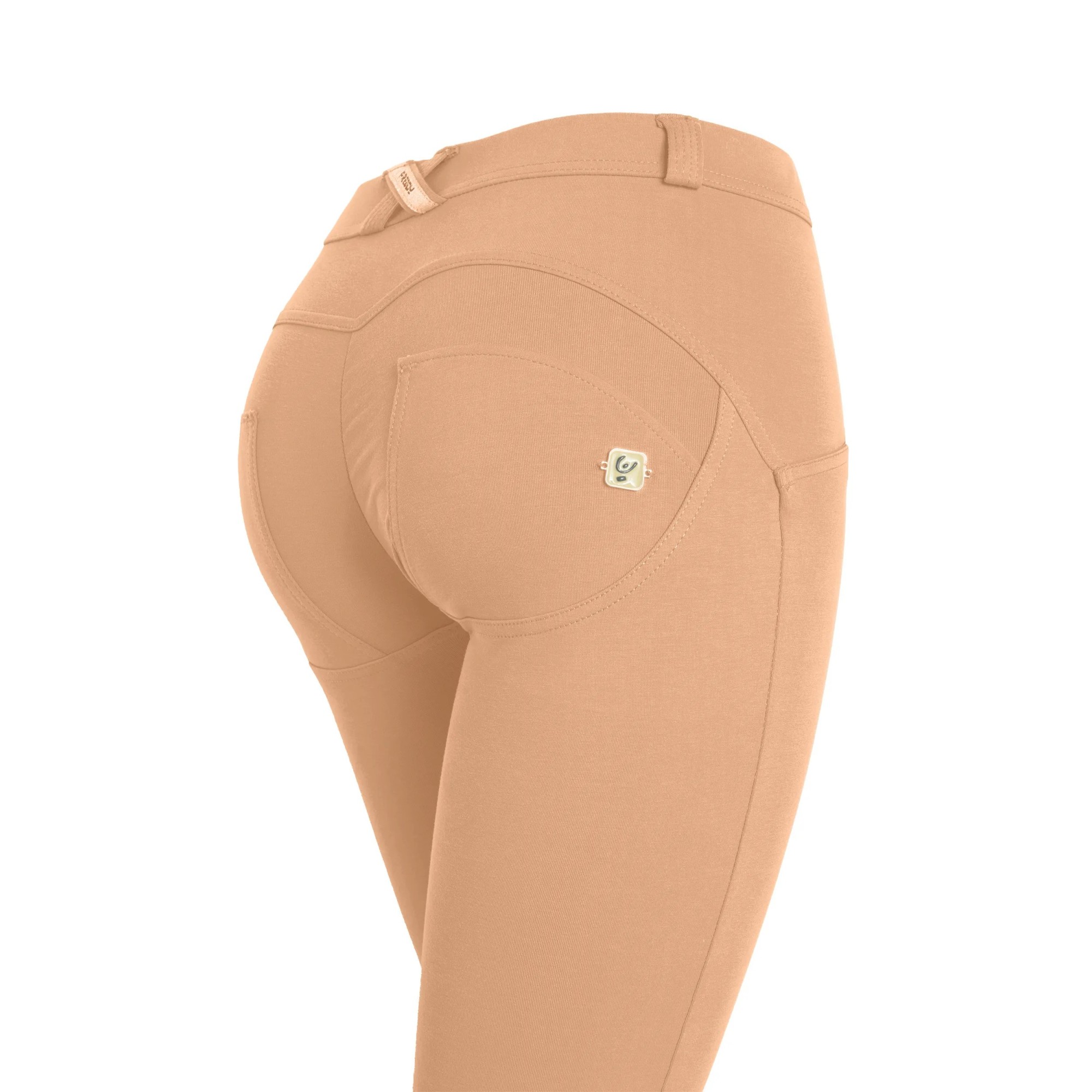 Freddy WR.UP® Damen Push-Up Hose - 7/8 Regular Waist Super Skinny - Hellbraun - M44 Freddy WR.UP® Damen Push-Up Hose - 7/8 Regular Waist Super Skinny - Hellbraun - M44