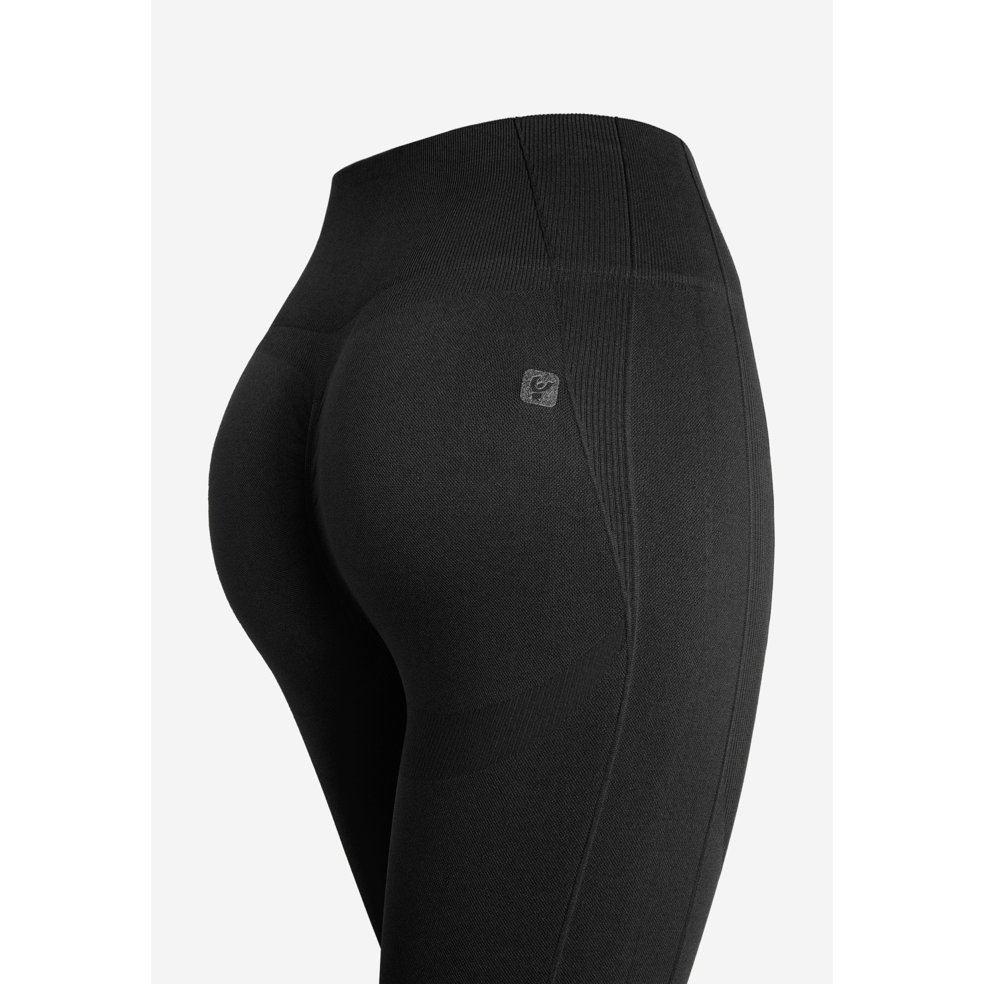 Freddy Seamless Sport Leggings - 7/8-Länge - High Waist - Schwarz - N0 Freddy Seamless Sport Leggings - 7/8-Länge - High Waist - Schwarz - N0