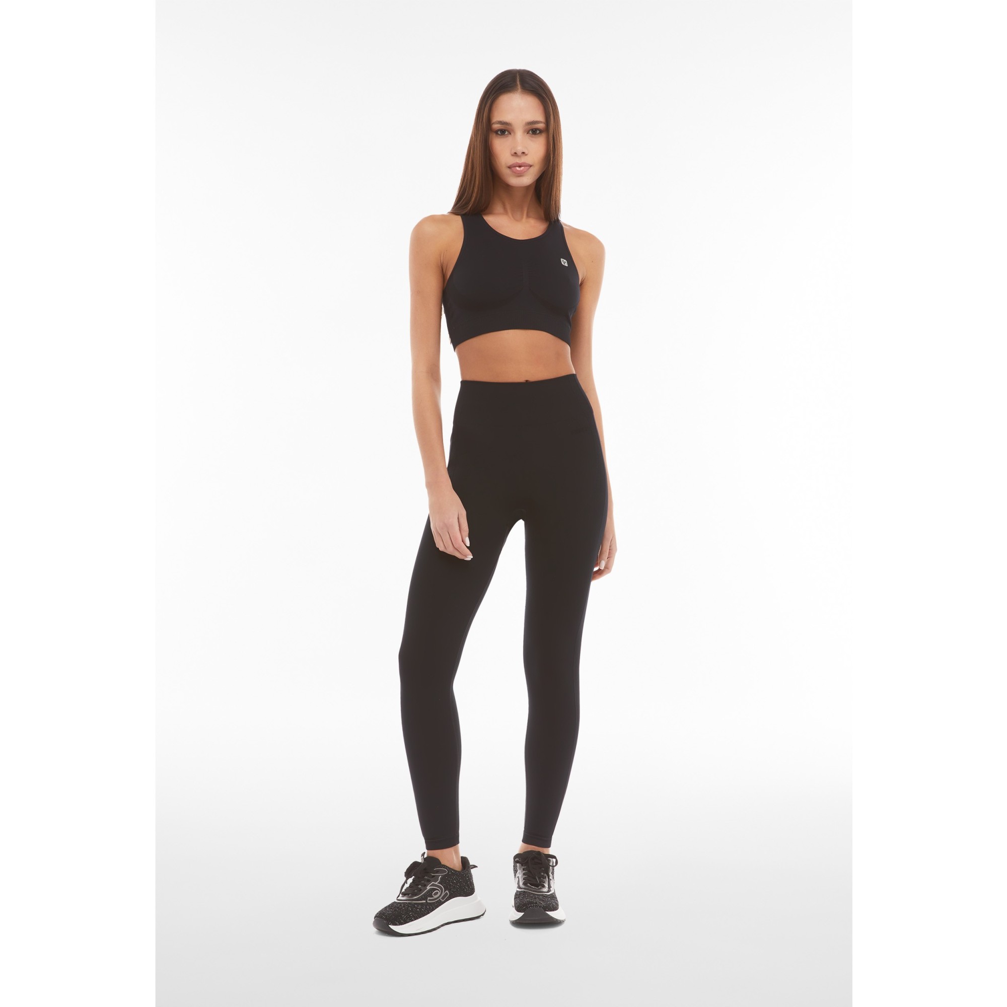 Freddy Seamless Sport Leggings - 7/8-Länge - High Waist - Schwarz - N0 Freddy Seamless Sport Leggings - 7/8-Länge - High Waist - Schwarz - N0