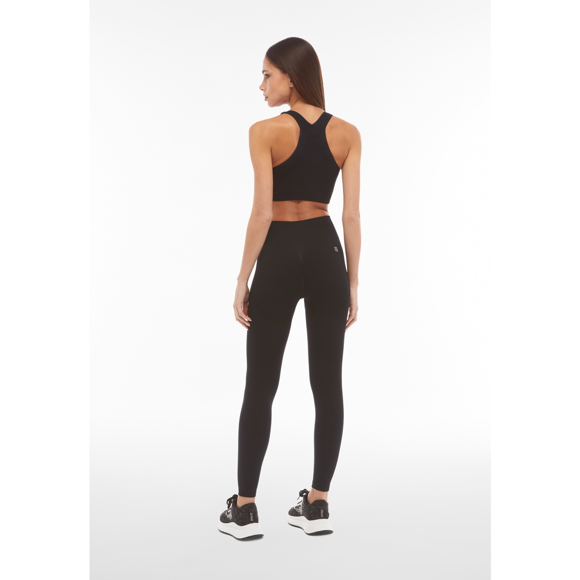 Freddy Seamless Sport Leggings - 7/8-Länge - High Waist - Schwarz - N0 Freddy Seamless Sport Leggings - 7/8-Länge - High Waist - Schwarz - N0