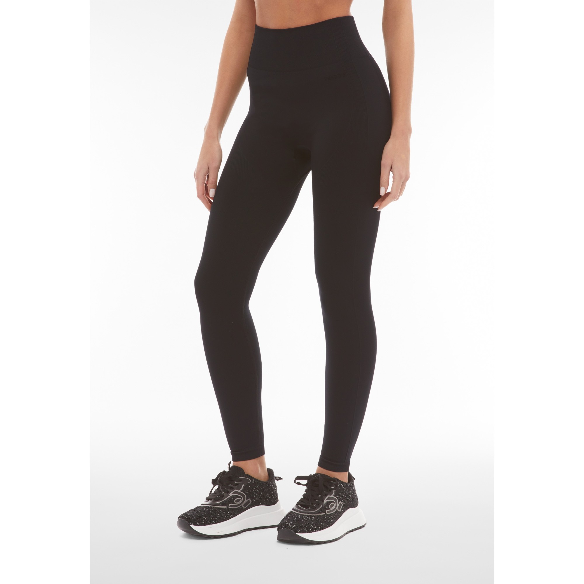 Freddy Seamless Sport Leggings - 7/8-Länge - High Waist - Schwarz - N0 Freddy Seamless Sport Leggings - 7/8-Länge - High Waist - Schwarz - N0