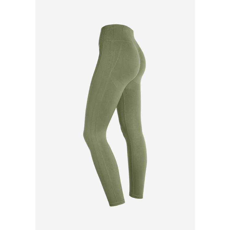 Freddy Seamless Sport Leggings - 7/8-Länge - High Waist - Green - V