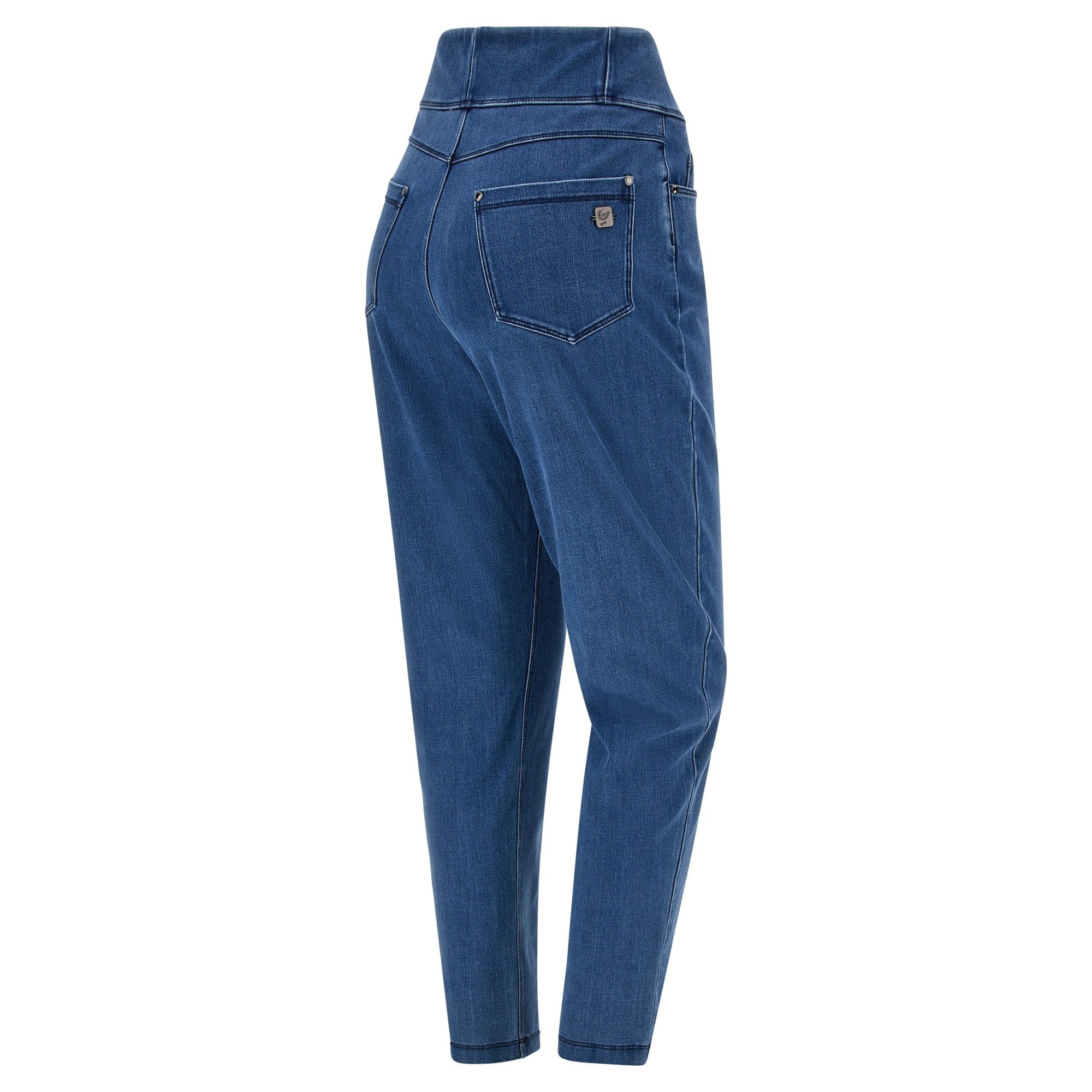 Freddy Fit Jeans - Buttoned Super High Waist Skinny - Clear Denim – Blue Seam - J4B Freddy Fit Jeans - Buttoned Super High Waist Skinny - Clear Denim – Blue Seam - J4B