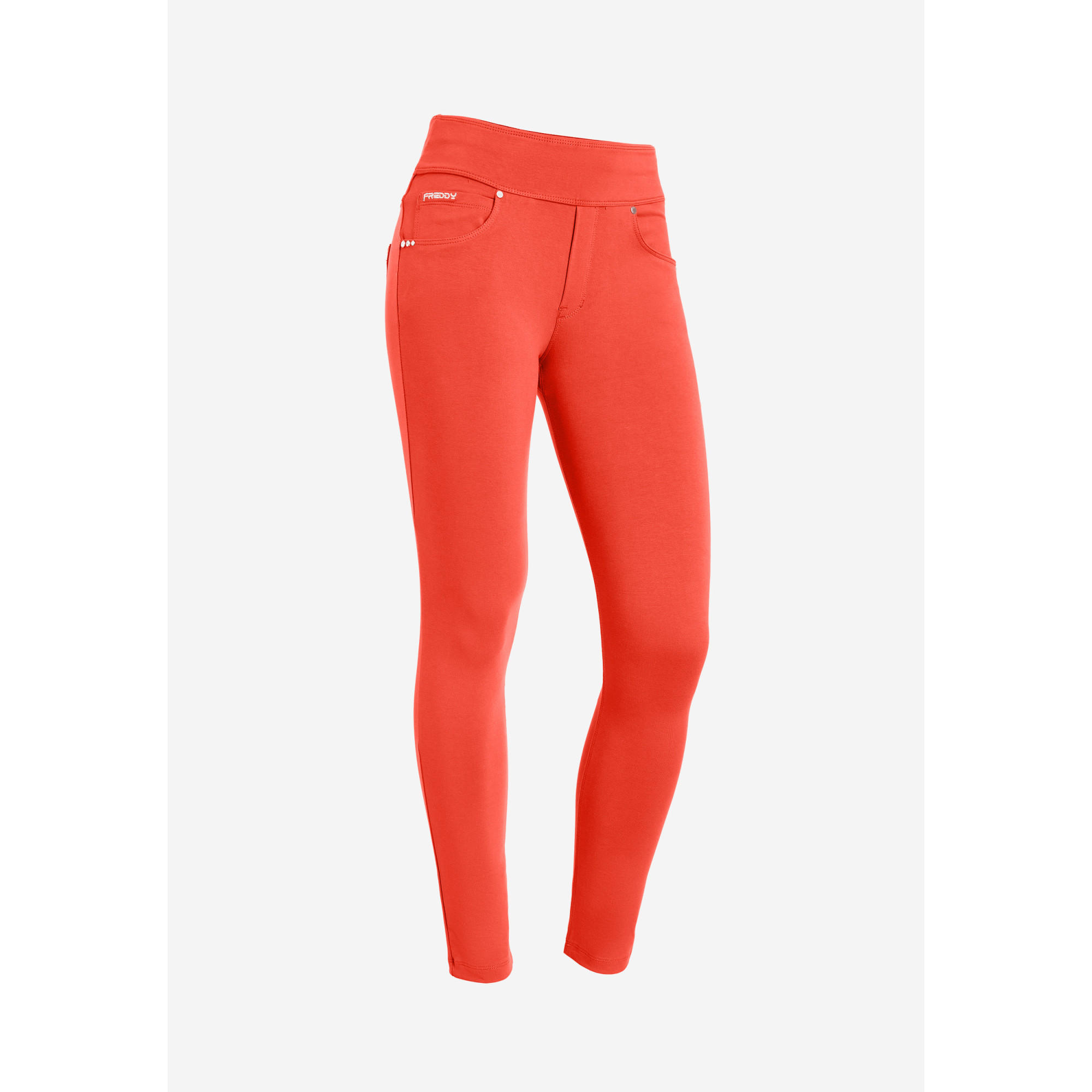 Freddy N.O.W.® Yoga Eco Damen Comfort Hose - Mid Waist Skinny - Rot Freddy N.O.W.® Yoga Eco Damen Comfort Hose - Mid Waist Skinny - Rot