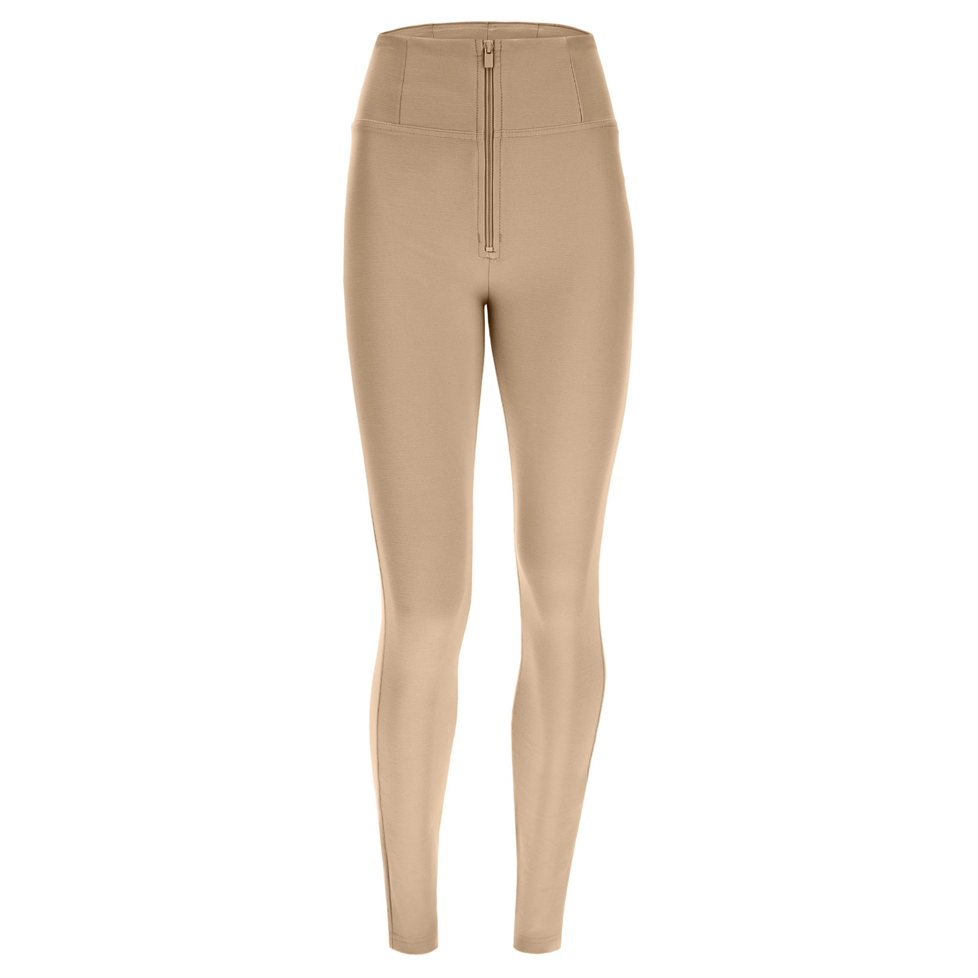 Freddy WR.UP® Drill Damen Push-Up Hose - Super High Waist Skinny - Hellbraun - M35 Freddy WR.UP® Drill Damen Push-Up Hose - Super High Waist Skinny - Hellbraun - M35