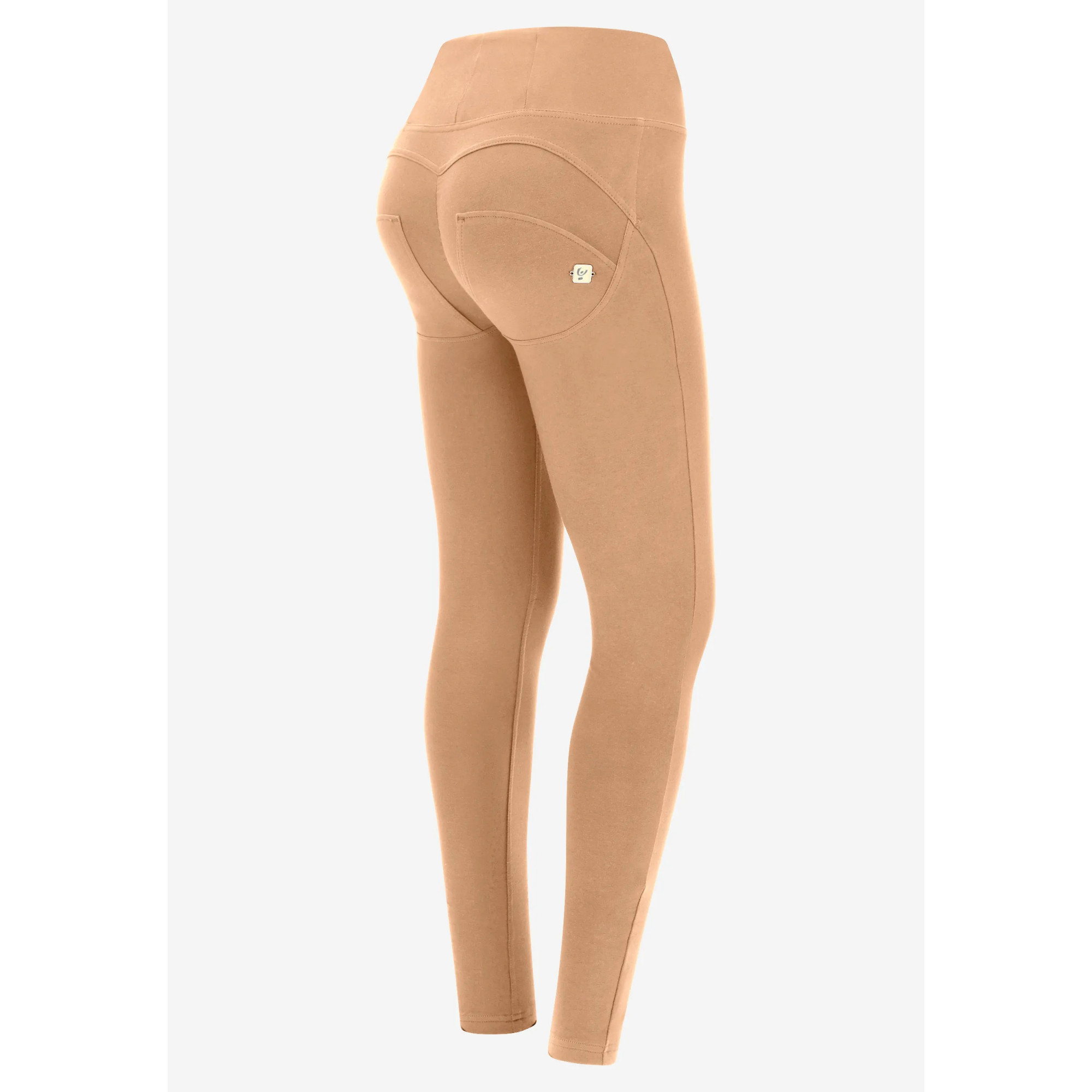 Freddy WR.UP® Damen Push-Up Hose - High Waist Skinny - Hellbraun - M44 Freddy WR.UP® Damen Push-Up Hose - High Waist Skinny - Hellbraun - M44