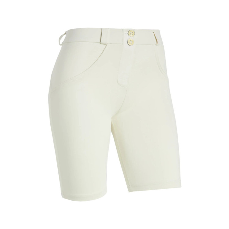 Freddy WR.UP® Damen Push-Up Biker Shorts - Regular Waist - Lily White