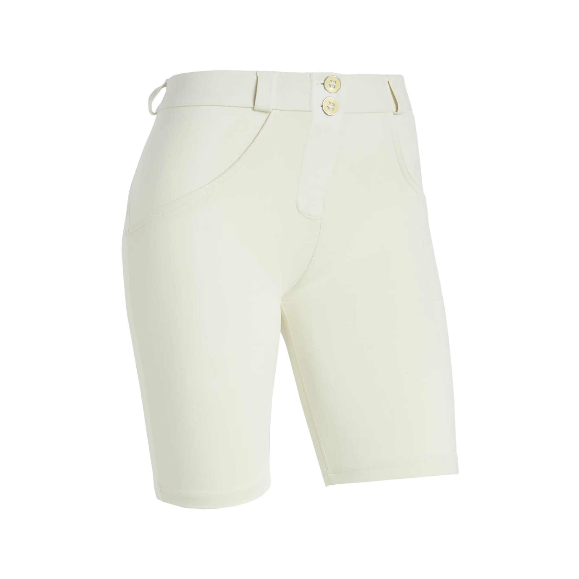 Freddy WR.UP® Damen Push-Up Biker Shorts - Regular Waist - Lily White Freddy WR.UP® Damen Push-Up Biker Shorts - Regular Waist - Lily White