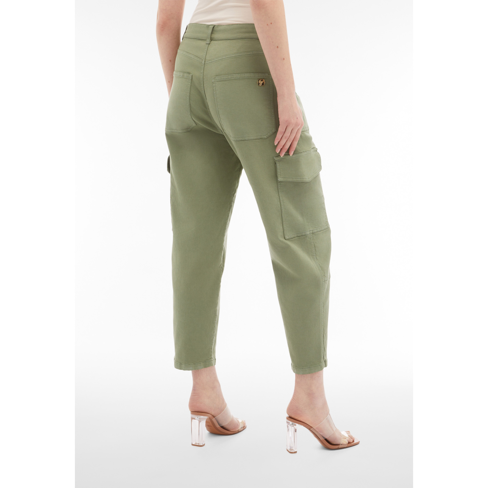 Freddy Eco Fit Jeans - Super High Waist - Cargo - Grün Freddy Eco Fit Jeans - Super High Waist - Cargo - Grün