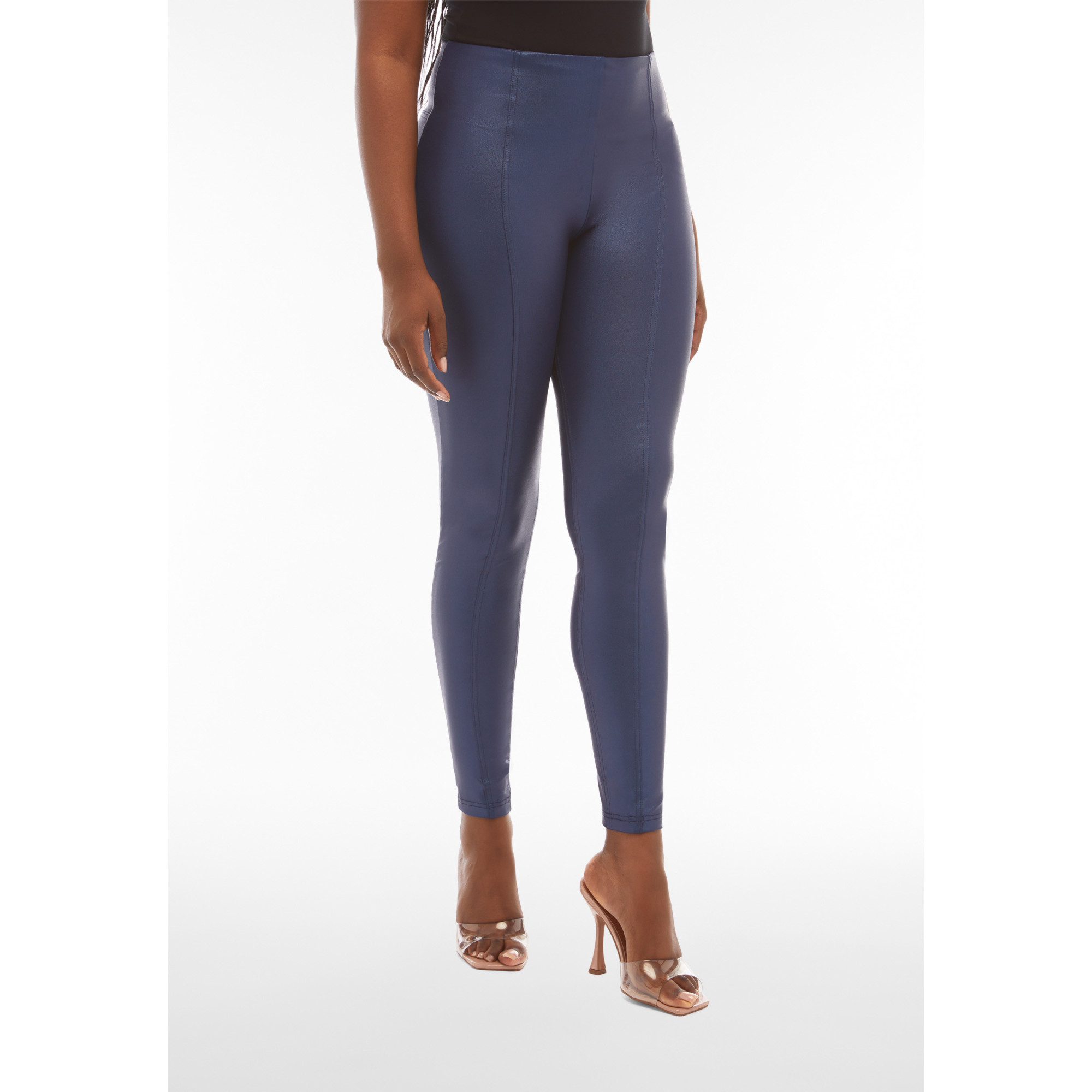 Freddy WR.UP® Damen Push-Up Hose - High Waist Super Skinny - Wet Effect - Mittelblau Freddy WR.UP® Damen Push-Up Hose - High Waist Super Skinny - Wet Effect - Mittelblau