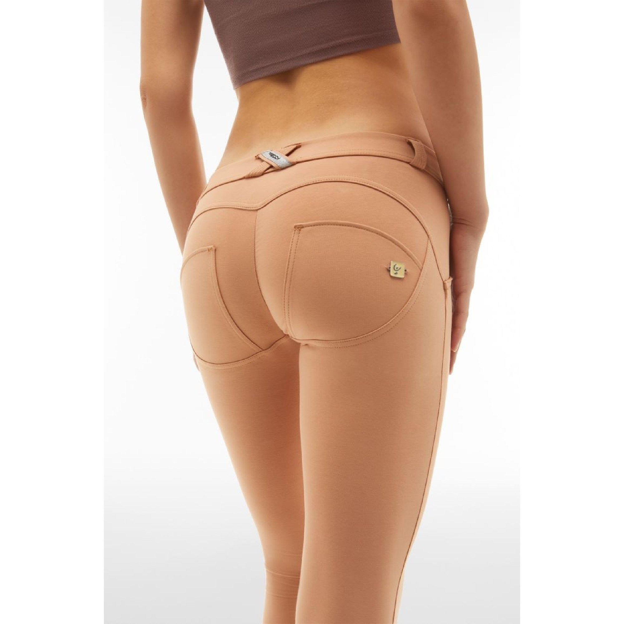 Freddy WR.UP® Damen Push-Up Hose - Low Waist Skinny - Hellbraun - M44 Freddy WR.UP® Damen Push-Up Hose - Low Waist Skinny - Hellbraun - M44