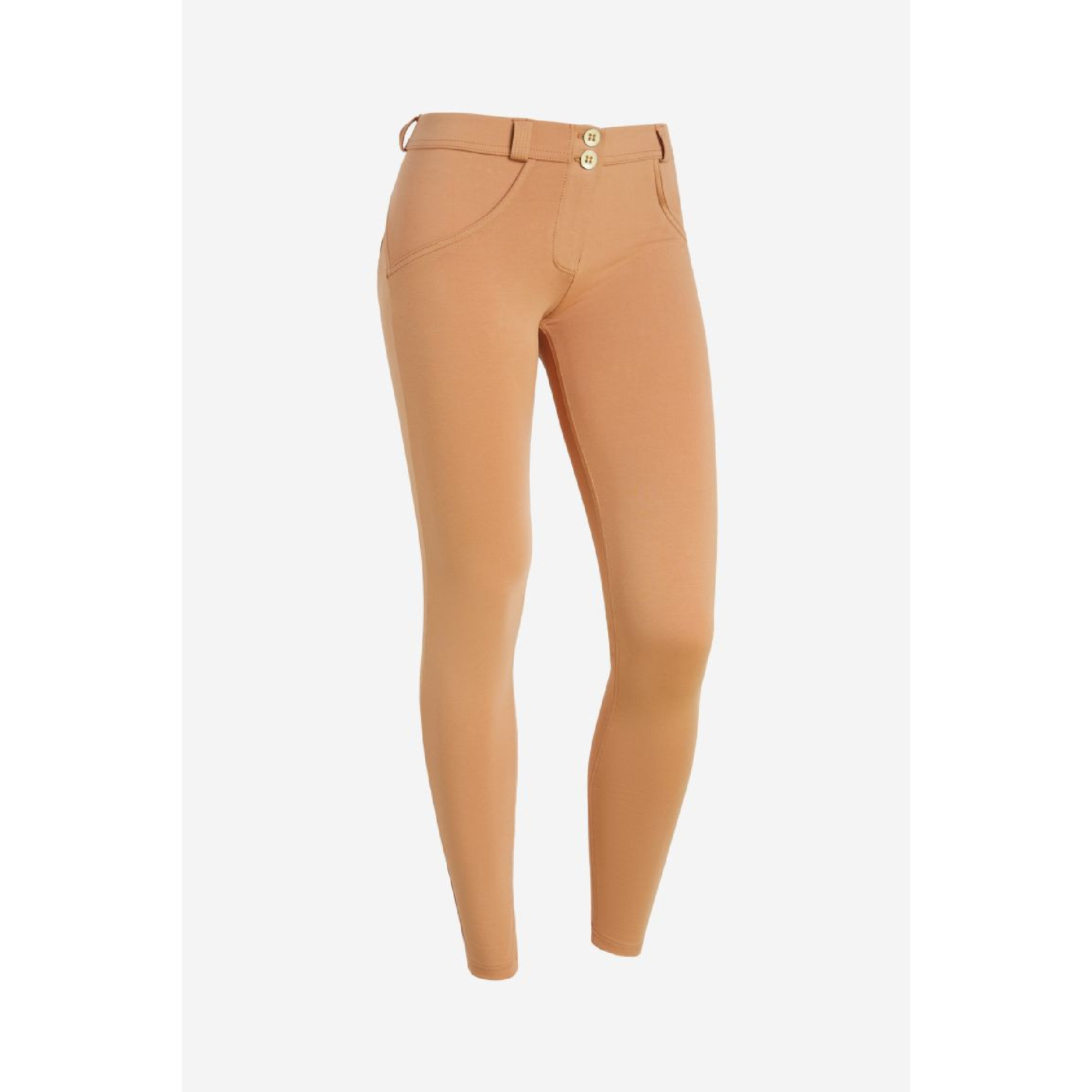 Freddy WR.UP® Damen Push-Up Hose - Low Waist Skinny - Hellbraun - M44 Freddy WR.UP® Damen Push-Up Hose - Low Waist Skinny - Hellbraun - M44