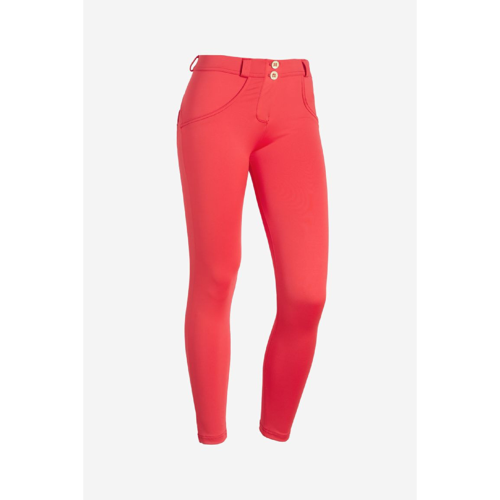 Freddy WR.UP® Tech Damen Push-Up Hose - 7/8 Regular Waist Skinny - Rot Freddy WR.UP® Tech Damen Push-Up Hose - 7/8 Regular Waist Skinny - Rot
