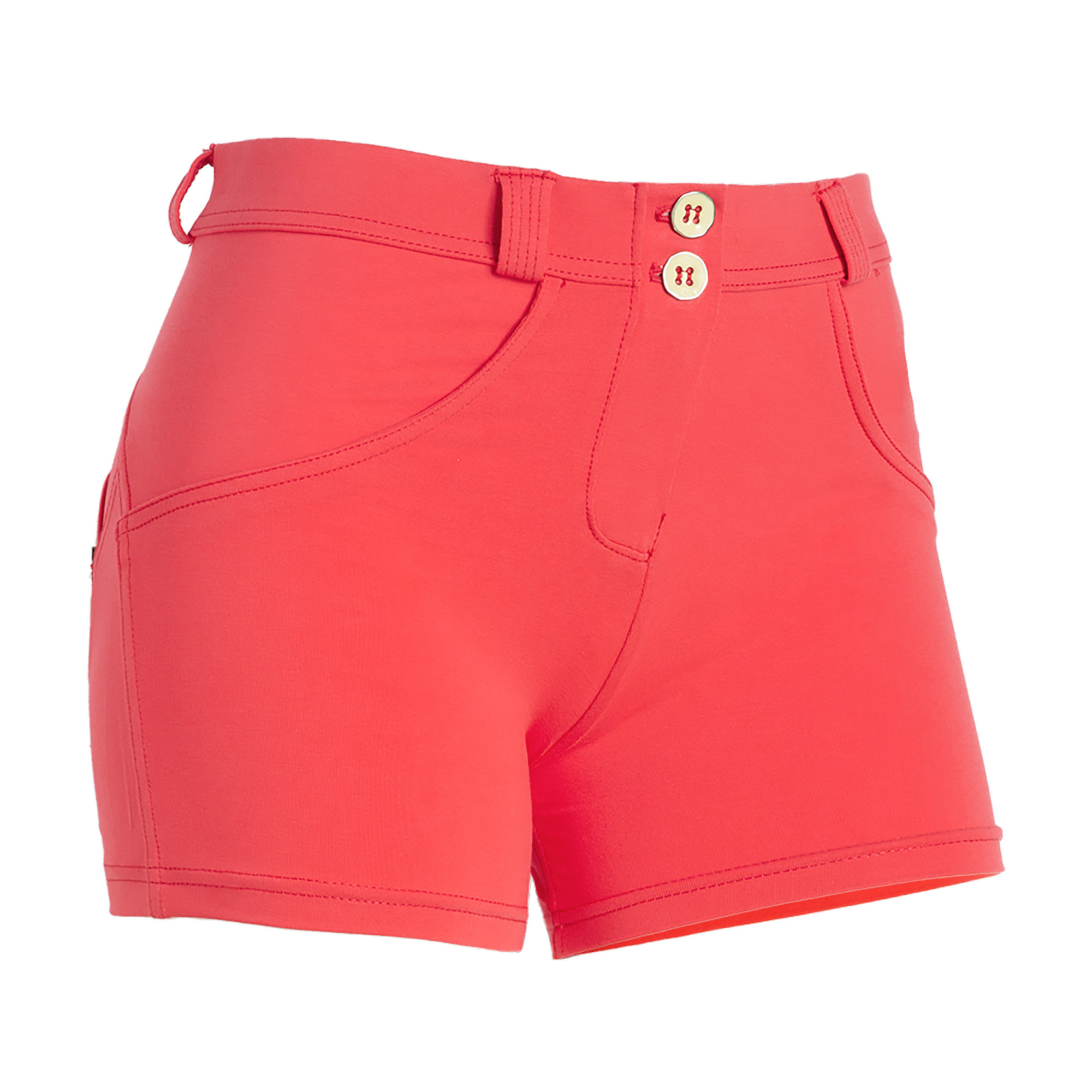 Freddy WR.UP® Damen Push-Up Shorts - Regular Waist - Rot Freddy WR.UP® Damen Push-Up Shorts - Regular Waist - Rot