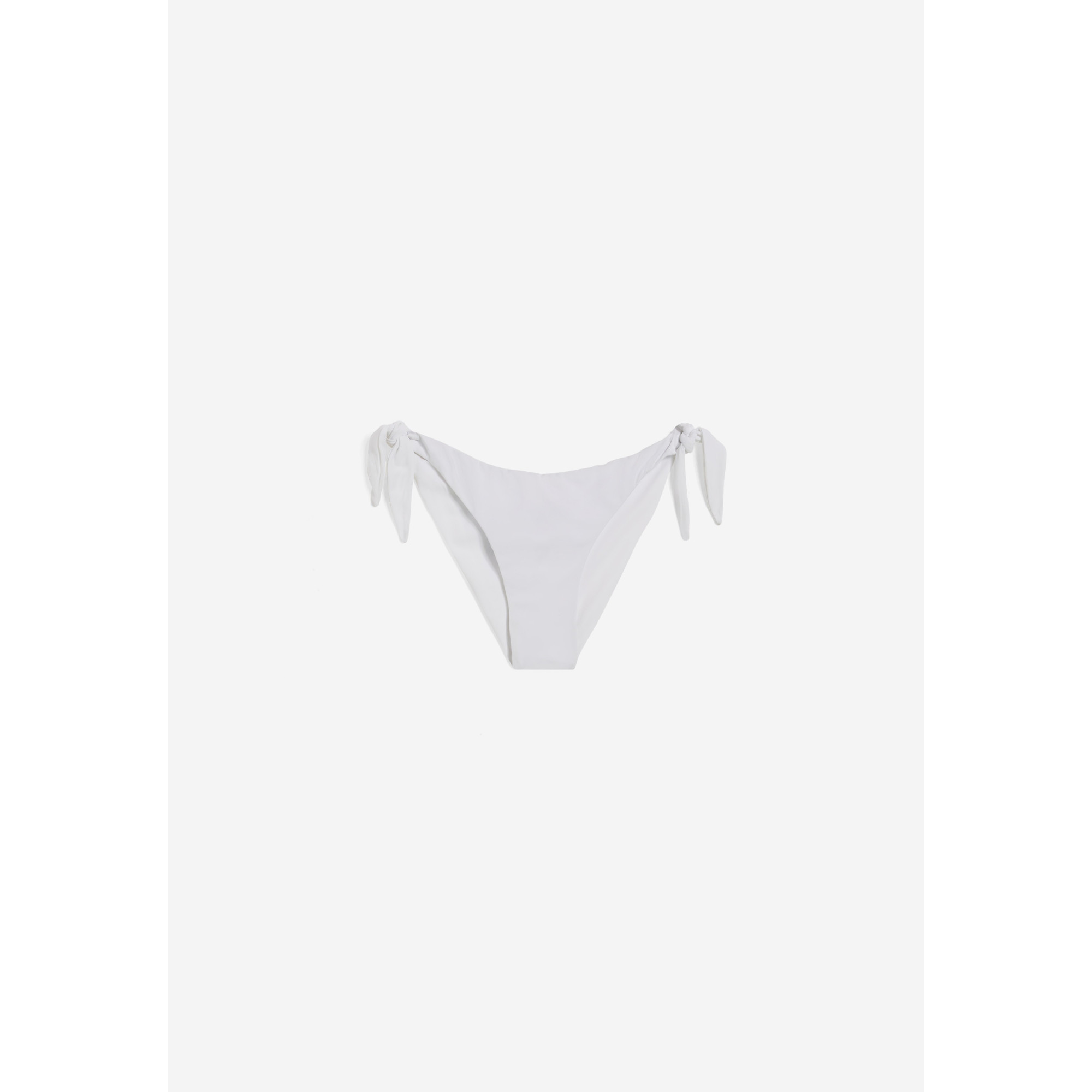 Freddy Brasilianische Bikinihose - An den Seiten gebunden - WHITE Freddy Brasilianische Bikinihose - An den Seiten gebunden - WHITE