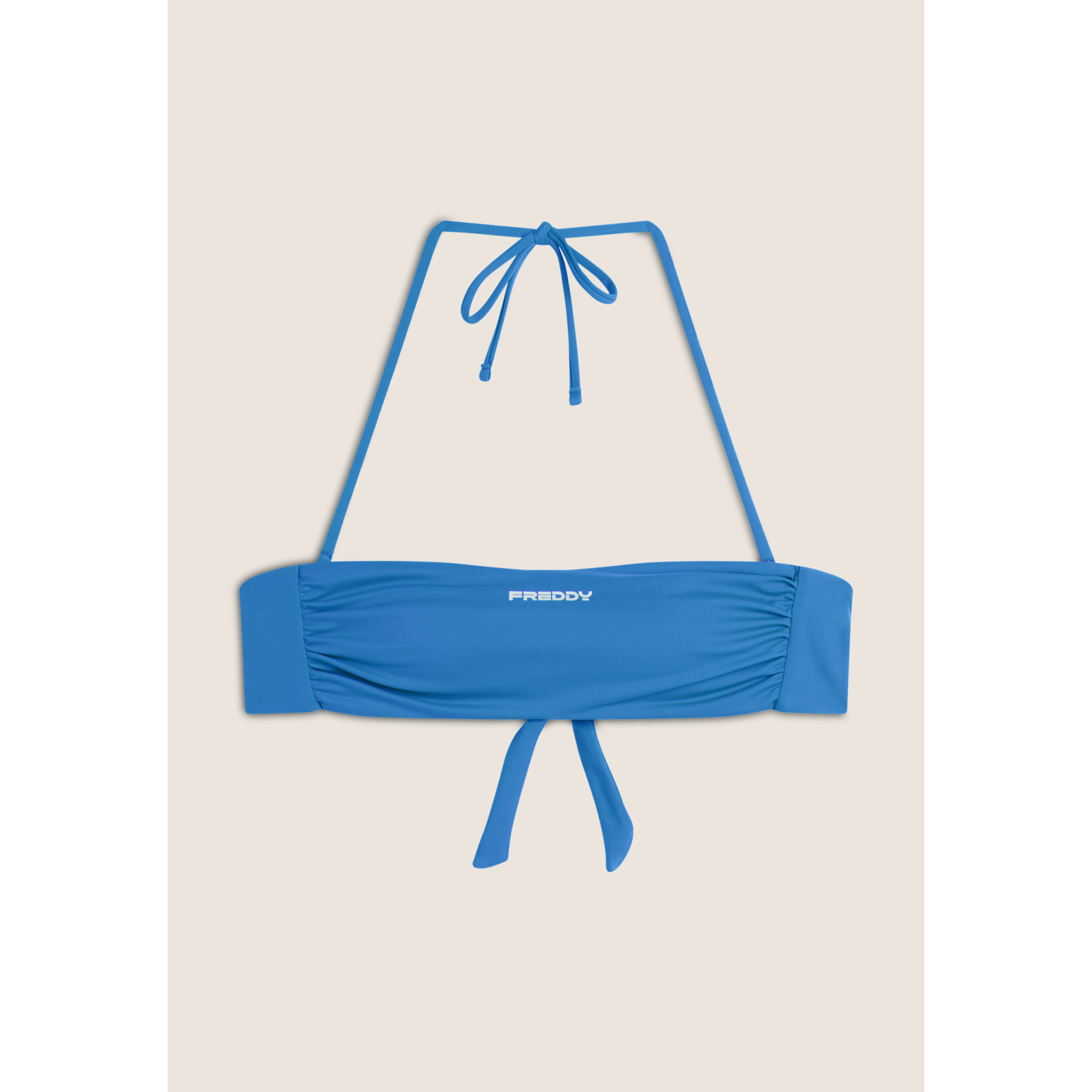 Freddy Bandeau-Bikinioberteil mit Freddy Logo - BLUE Freddy Bandeau-Bikinioberteil mit Freddy Logo - BLUE
